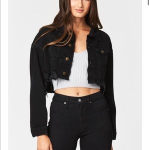 carmar denim black jean jacket